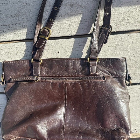 Stone Mountain Accessories Black Leather Men's Bag - Picture 4 of 7